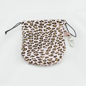 Crystal Paw Travel Pouch with Bowls-Jungle Prints