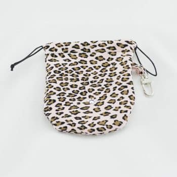 Crystal Paw Travel Pouch with Bowls-Jungle Prints
