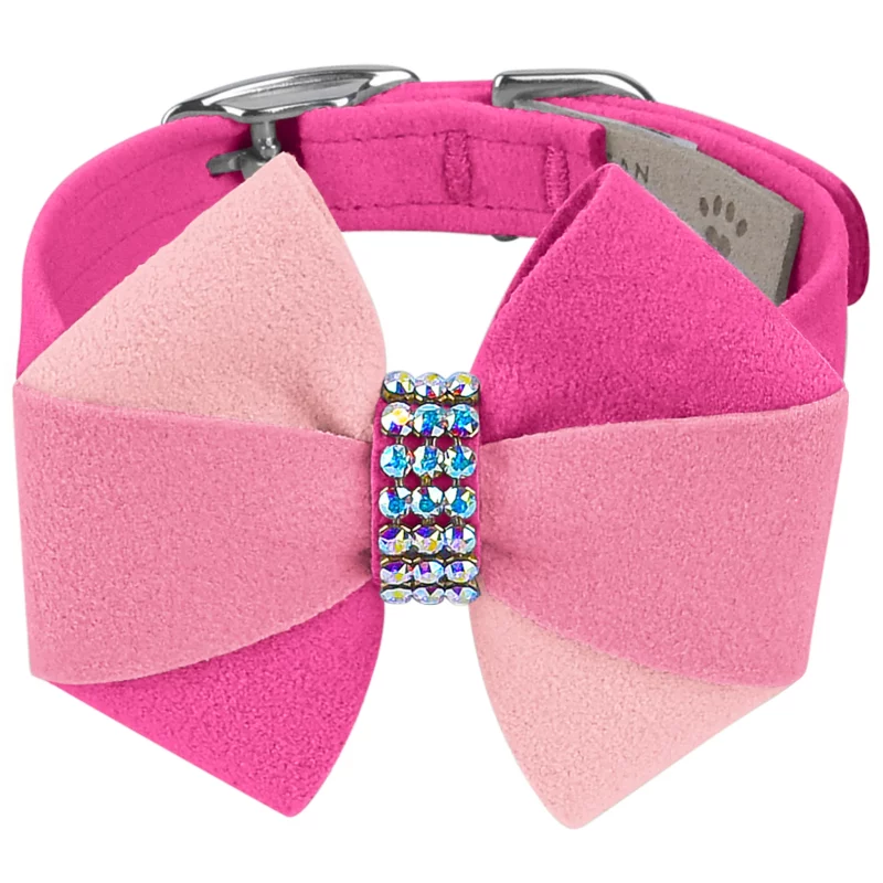 Pink Sapphire-Collar-Pink Velvet Pinwheel-