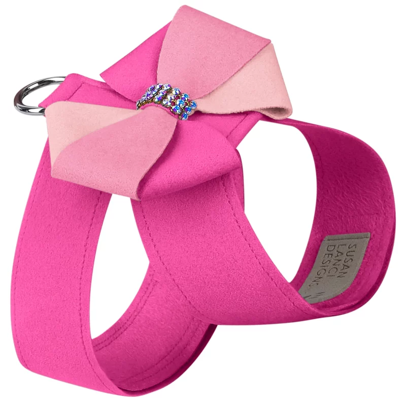 Pink Sapphire Tinkie Harness Pink Velvet Pinwheel