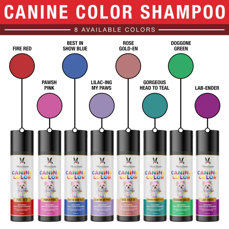 Canine Color By Warren London Semi Perm Coat Color Shampoo for Dogs