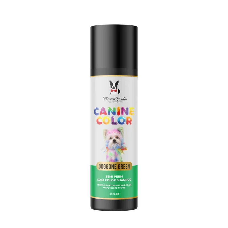 Canine Color By Warren London Semi Perm Coat Color Shampoo for Dogs - Green